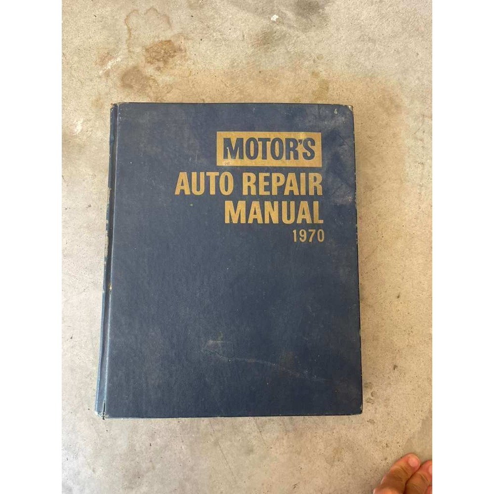 Vintage 1970 Motor's Auto Repair Manual Hardcover 1964-1970 Models Wiring Specs